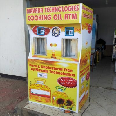 Mavada Technologies Salad ATM showcasing fresh salads