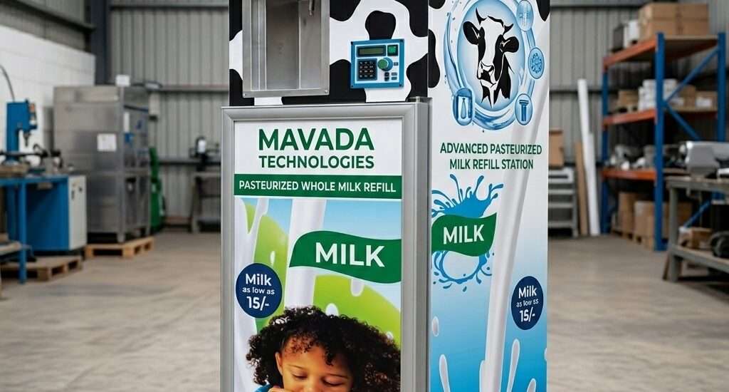 Milk ATM in Kenya for fresh milk dispensing