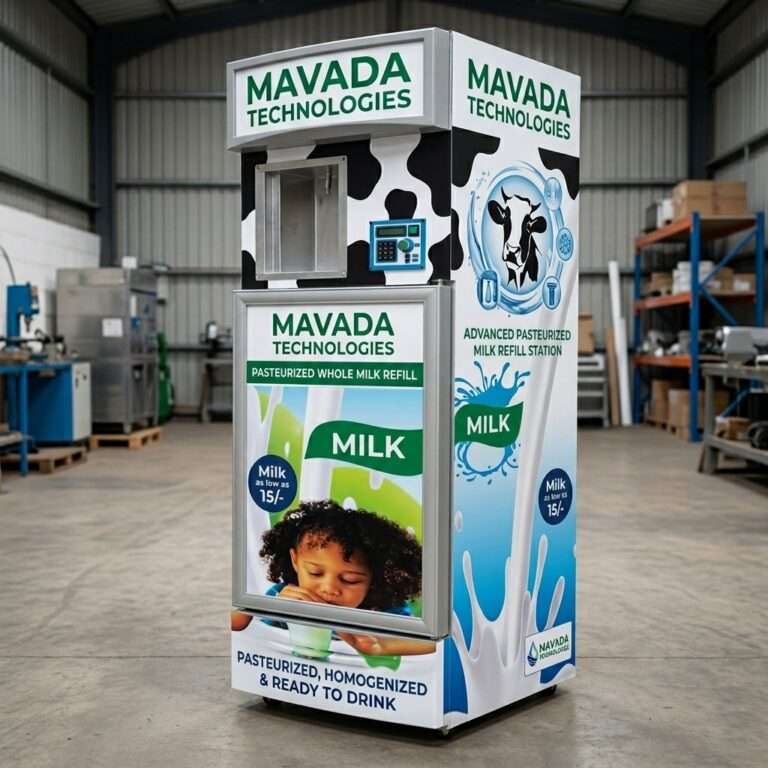 Milk ATM in Kenya for fresh milk dispensing