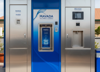 Water vending machine for automated water sales in Kenya