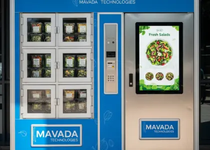 Salad vending machine in Kenya for fresh salads