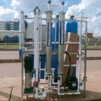 Mavada water filtration system in operation